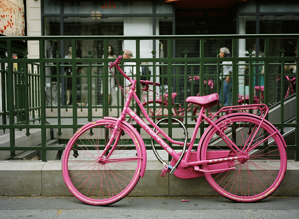 Pink bike