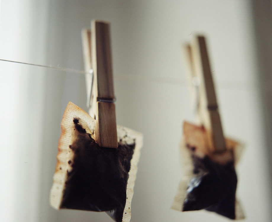 Drying teabags