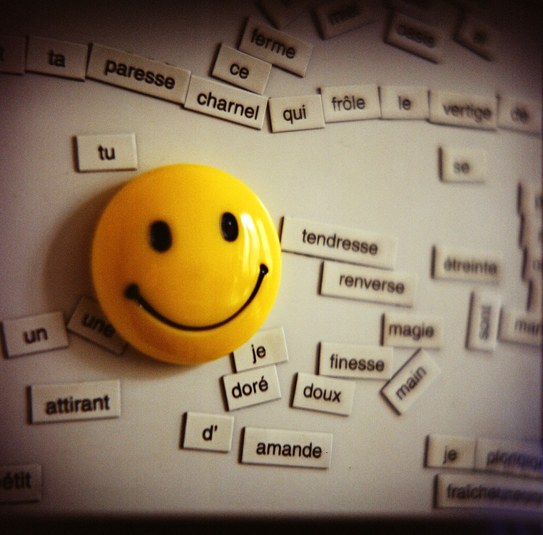 You'd better smile at it...